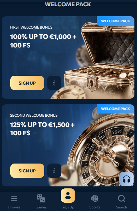 Union Jackpots Casino mobile